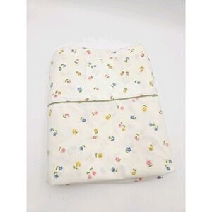 Vintage Wamsutta Ultracale Full Size Double Flat Sheet Country Flowers Cottage